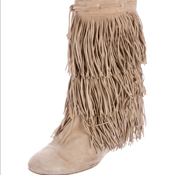 Amazing Christian Louboutin fringe boots - Picture 2 of 7
